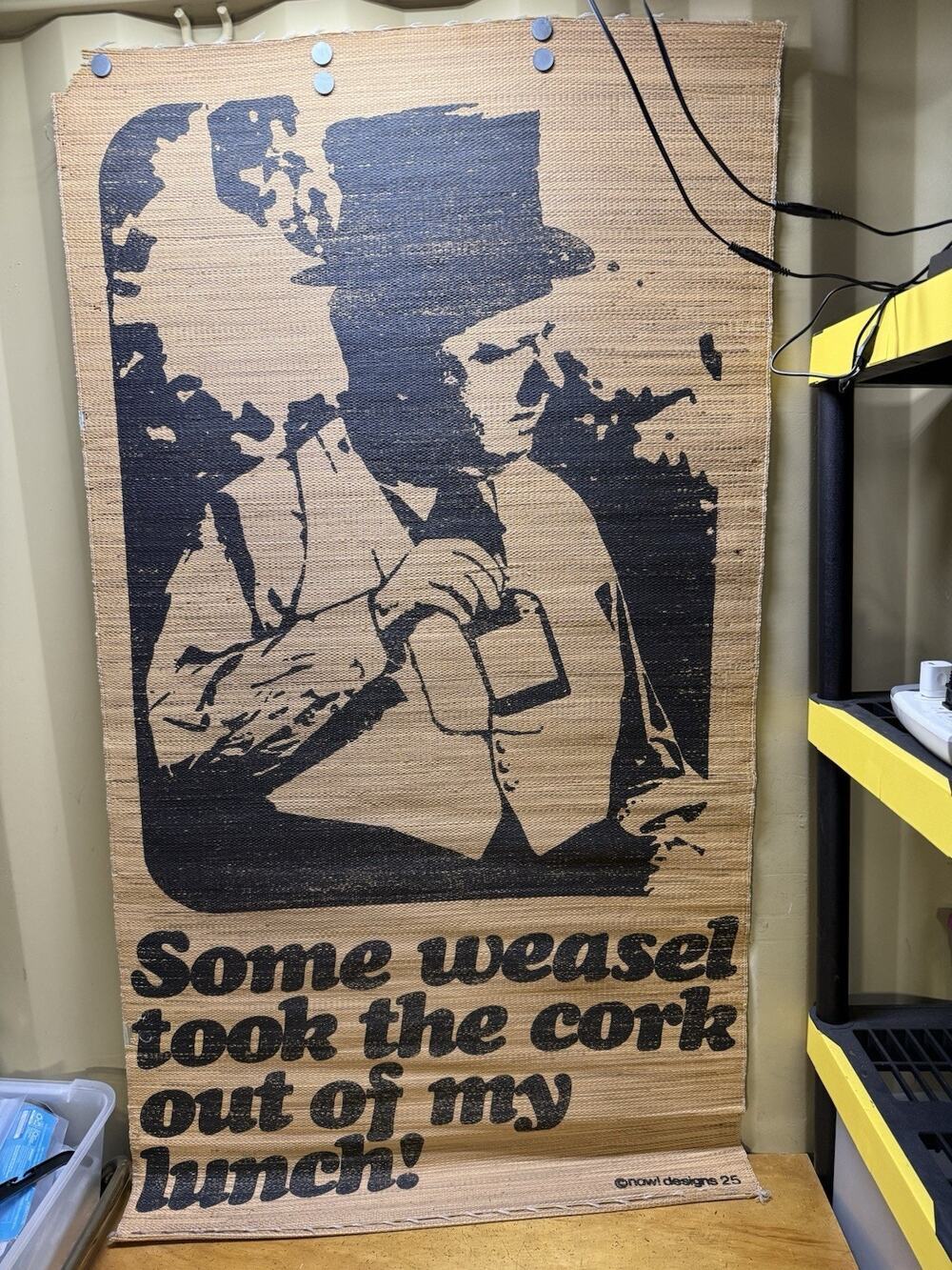 Vintage - W. C. Fields CK Fletcher - Tapestry, Poster, Print 66” X 35”